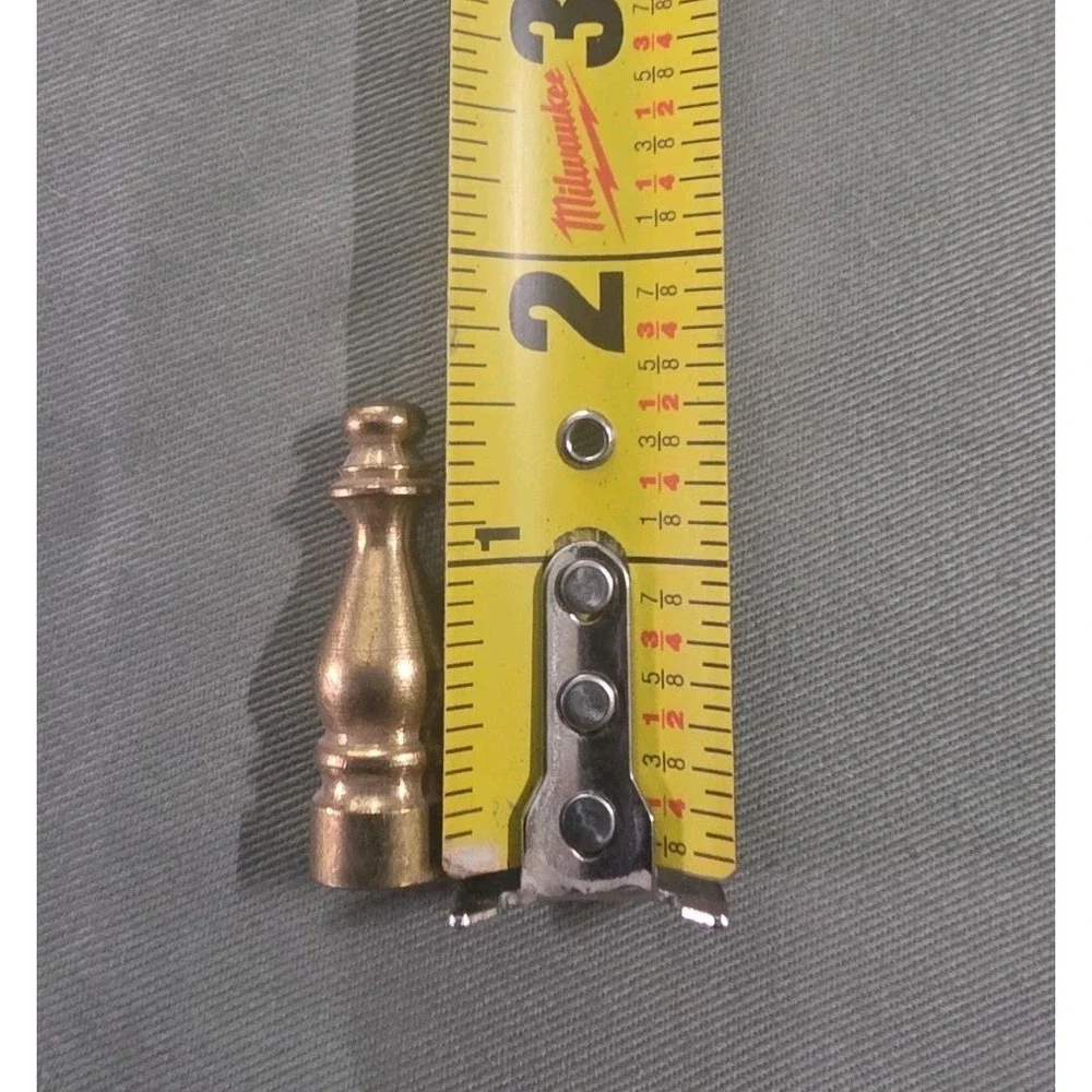 Solid Brass Lamp Shade 1 5/8 Finial